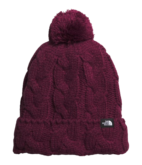 The North Face Cable Minna Pom Beanie Boysenberry