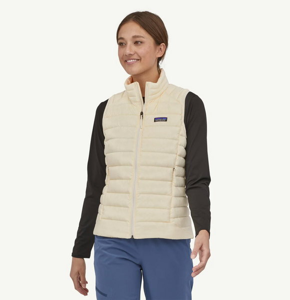 Patagonia Womens Down Sweater Vest Wool White