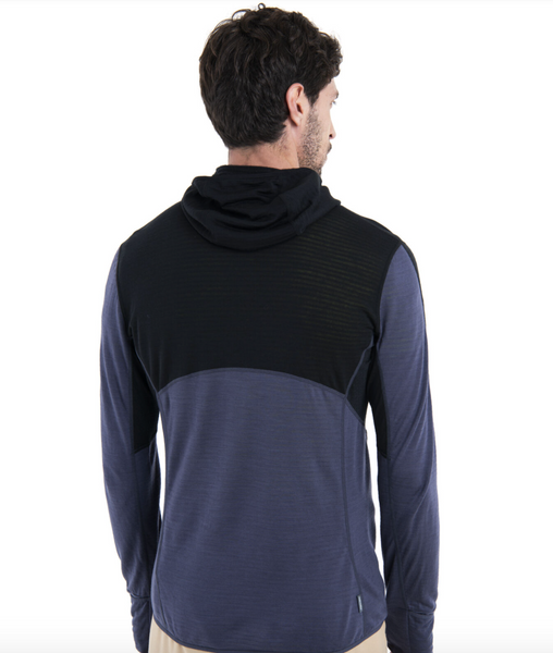 Icebreaker Mens 200 RealFleece Descender LS Zip Hoodie