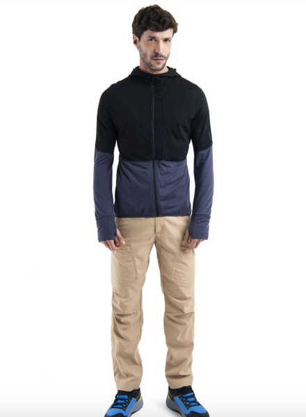 Icebreaker Mens 200 RealFleece Descender LS Zip Hoodie