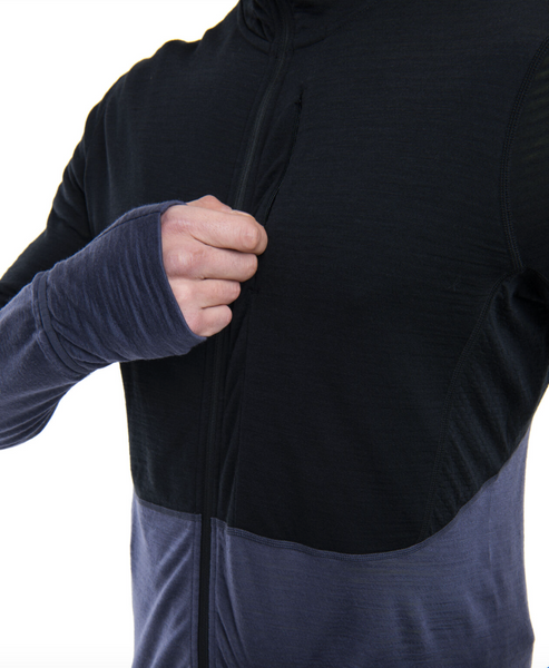 Icebreaker Mens 200 RealFleece Descender LS Zip Hoodie