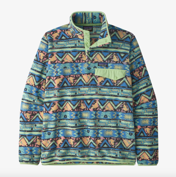 Patagonia Mens Lightweight Synchilla Snap-T Pullover High Hopes Geo