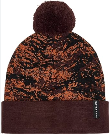 Oakley Printed Pom Beanie Tiger Camo Red