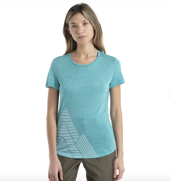 Icebreaker Wmns 125 Cool-Lite Merino Sphere II Short Sleeve T-Shirt Peak Quest