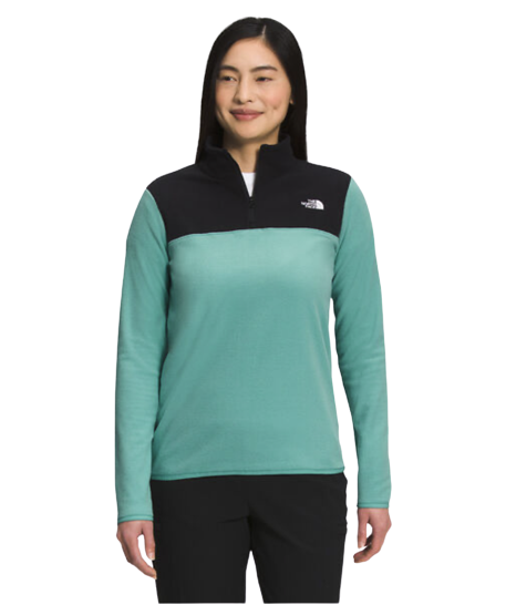 The North Face TKA Glacier Womens 1/4 Zip TNF Black/Wasbi