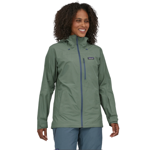 Green patagonia 2025 jacket womens