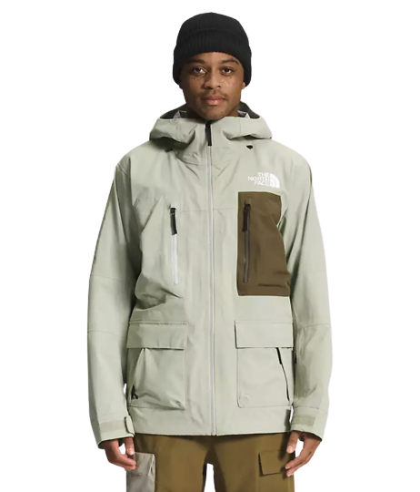 Green jacket north store face