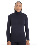 Icebreaker Wmns 260 Tech LS Half Zip Midnight