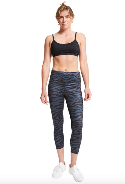 Rojo Womens Tranquility Park 7/8 Pant Zebralicious