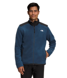 The North Face Mens Alpine Polartec 200 Fleece FullZip Jkt Shady Blue/TNF Black