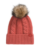 The North Face Oh Mega Fur Pom Beanie Mars Dust