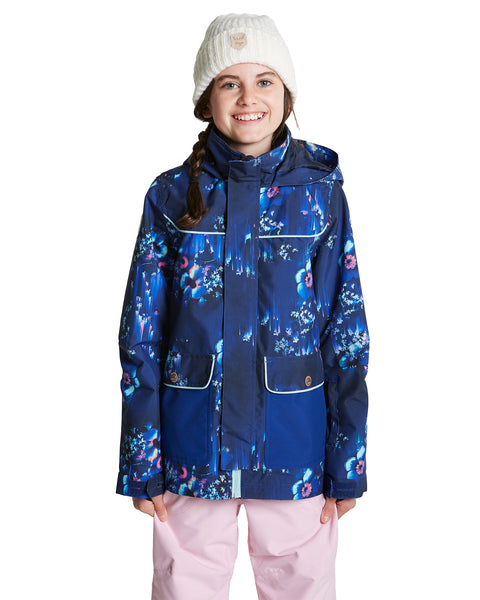 Rojo Elin Jnr Jacket Deep Flowerverse