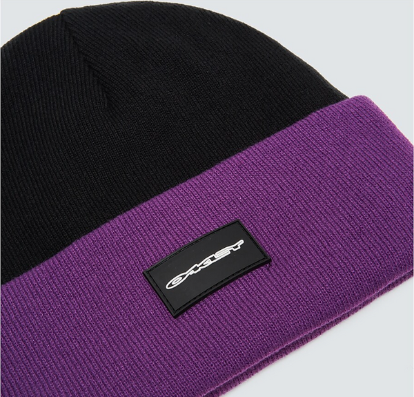 Oakley TC Stretch Logo Beanie Blackout/Ultra Purple