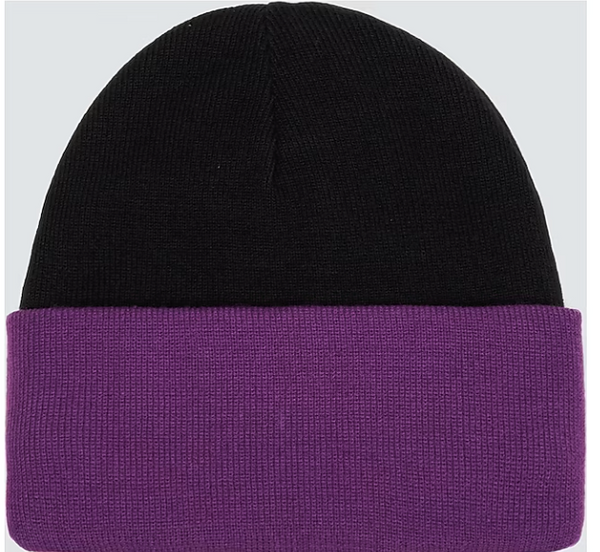Oakley TC Stretch Logo Beanie Blackout/Ultra Purple