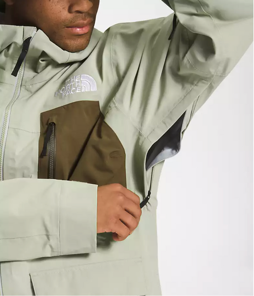 Green mens north face jacket sale