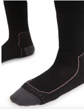 Icebreaker Wmns Hike+ Medium Crew Sock Black/Monsoon