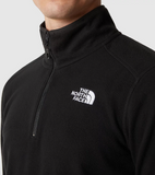 The North Face 100 Glacier 1/4 Zip Mens TNF Black