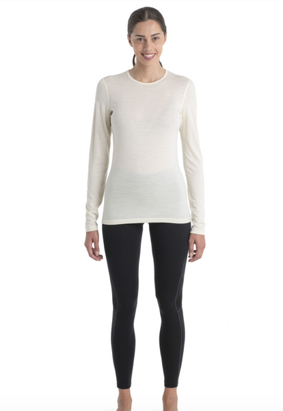 Icebreaker Wmns 200 Oasis LS Crewe Undyed