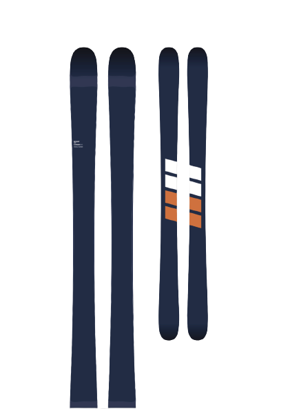 candidie ski resort101 179cm キャンディッド CANDIDE SKIS - RESORT 101 – candideskis.co