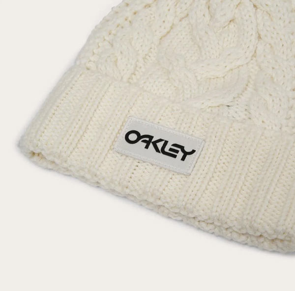 Oakley Harper Pom Beanie Arctic White/Blackout