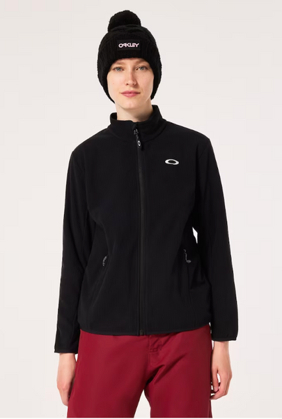 Oakley Wmns Alpine Full Zip Sweatshirt Blackout