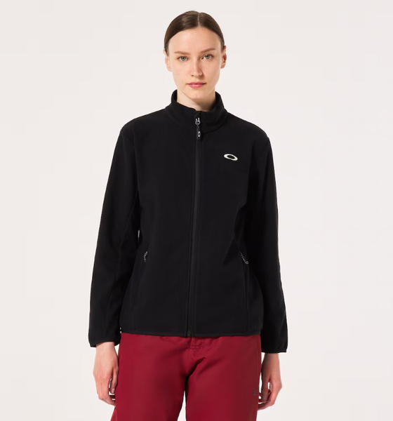 Oakley Wmns Alpine Full Zip Sweatshirt Blackout
