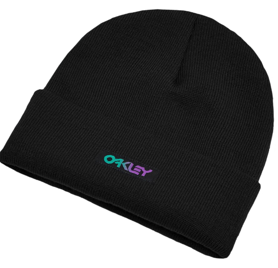 Oakley B1B Gradient Patch Beanie Blackout