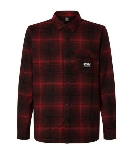 Oakley Butter Flannel Shirt BlackGrenache check