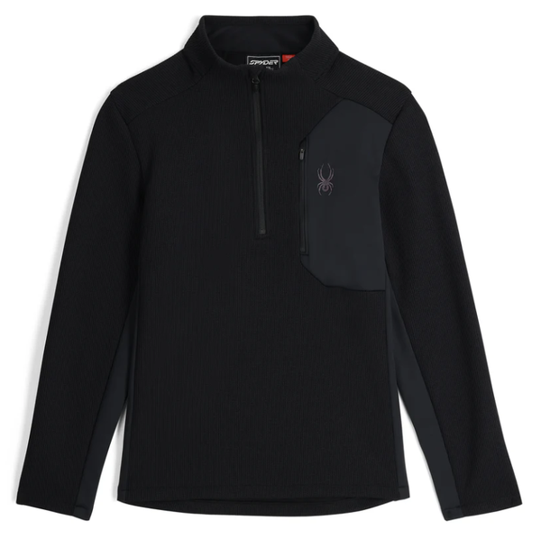 Spyder Bandit Half Zip Black