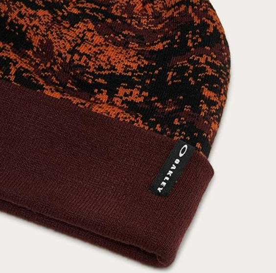 Oakley Printed Pom Beanie Tiger Camo Red