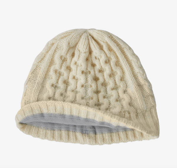 Patagonia Coastal Cable Beanie Birch White