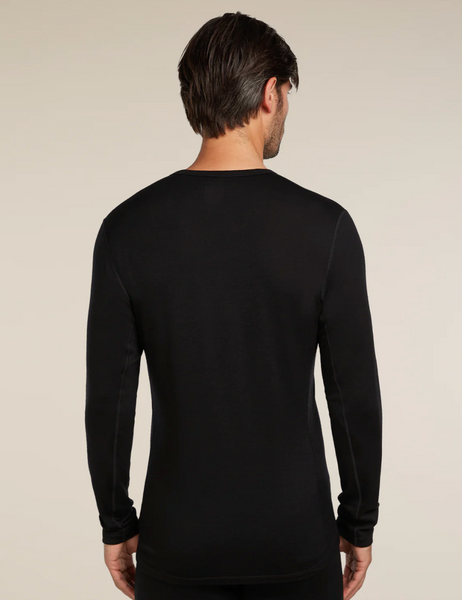 Icebreaker Mens 260 Tech LS Crewe Black