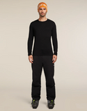 Icebreaker Mens 260 Tech LS Crewe Black