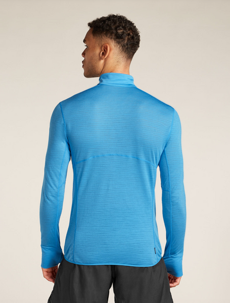 Icebreaker Mens Merino Blend 200 Realfleece Descender Long Sleeve Half Zip Jacket