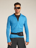 Icebreaker Mens Merino Blend 200 Realfleece Descender Long Sleeve Half Zip Jacket