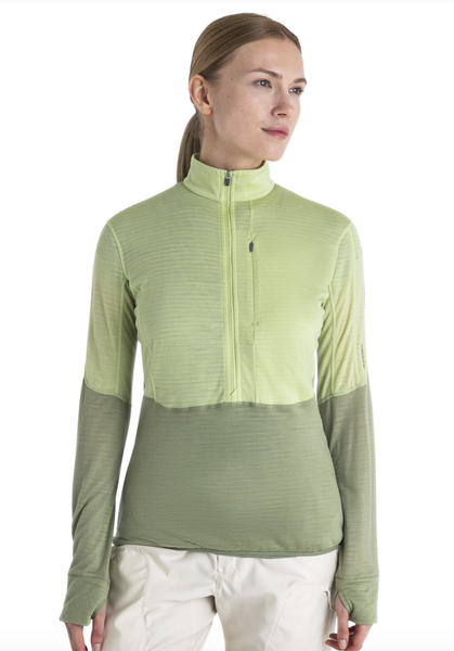 Icebreaker Wmns 200 RealFleece Descender LS Half Zip