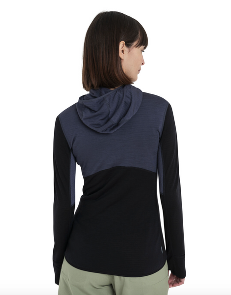 Icebreaker Wmns 200 RealFleece Descender LS Zip Hoodie