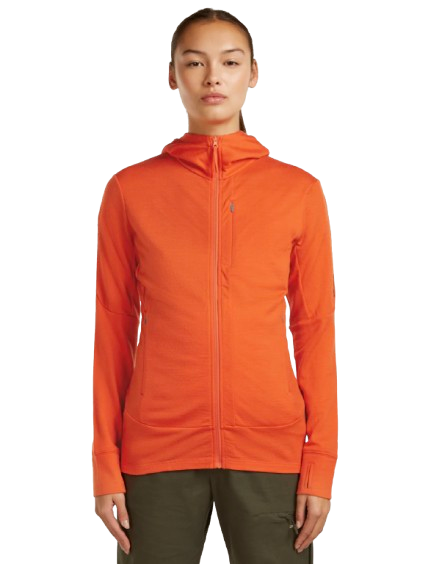 Icebreaker Womens Merino 260 Quantum LS Zip Hoodie