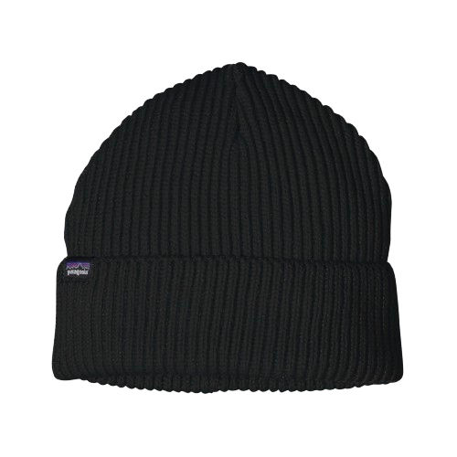 Patagonia Fishermans Rolled Beanie Black