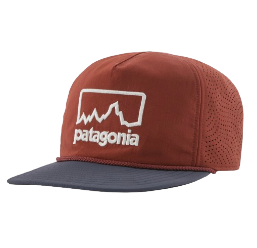 Patagonia Snowfarer Cap Outline Logo: Fox Red