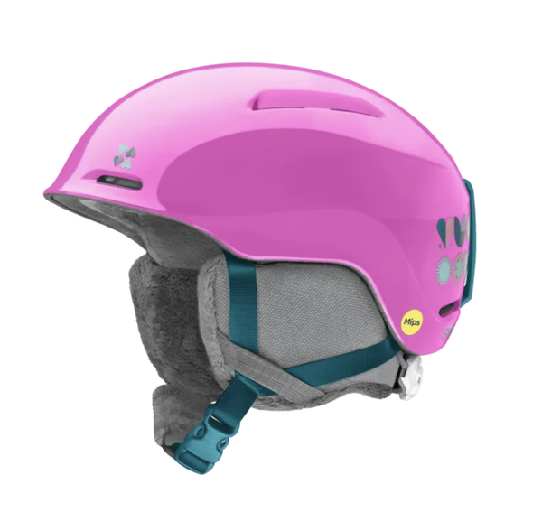 Smith Glide Jnr MIPS Vivid Pink Hearts