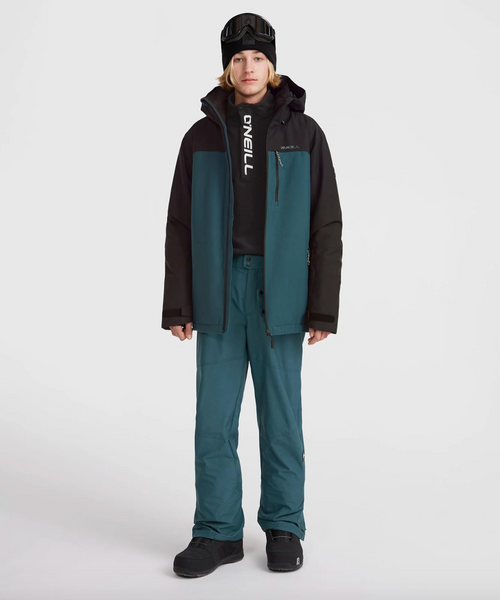 Oneill Mens Hammer Plus Jacket Alma Steel Colour Block