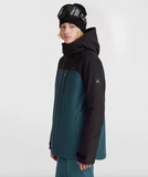 Oneill Mens Hammer Plus Jacket Alma Steel Colour Block
