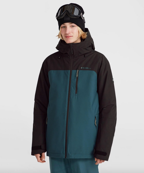 Oneill Mens Hammer Plus Jacket Alma Steel Colour Block