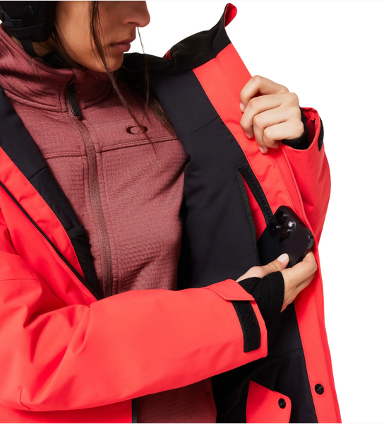 Oakley Wmns Canopy Insulated Jacket Hibiscus Red