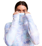 Rojo Womens Park Life Funnel Neck Harmony Swirls