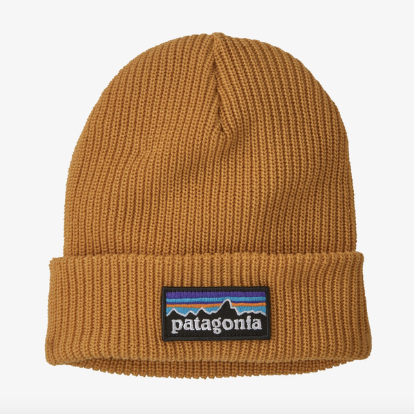 Patagonia Kids Logo Beanie P-6 Logo: Dried Mango