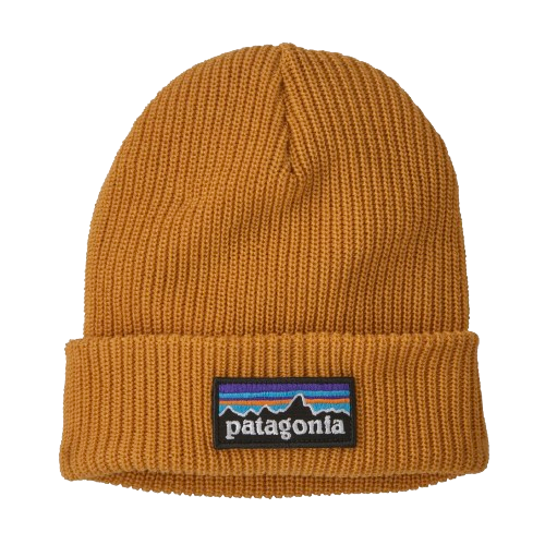 Patagonia Kids Logo Beanie P-6 Logo: Dried Mango