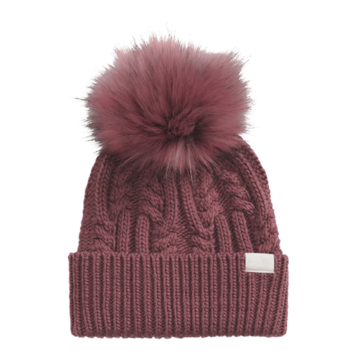 The North Face Oh Mega Fur Pom Beanie Wild Ginger