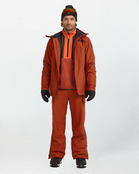 O'Neill Cruz Mens Snow Jacket Bonfire
